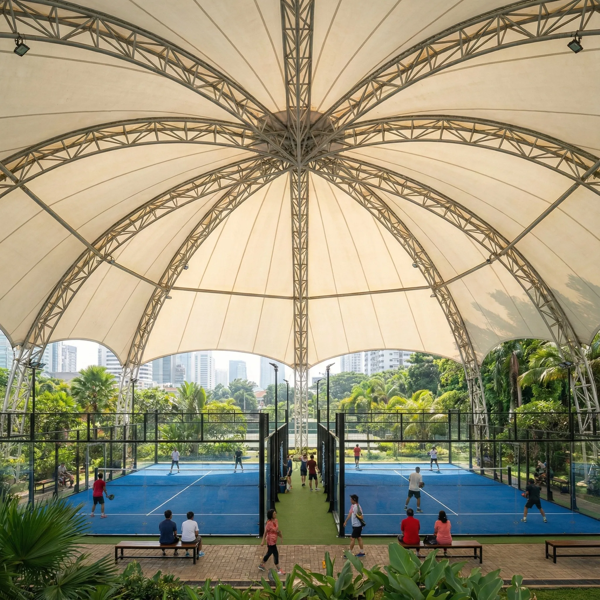 Canopy Lapangan Padel
